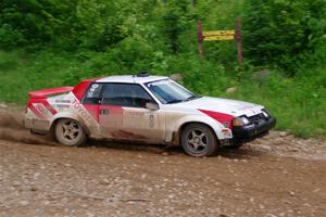 Eric Anderson / Taylor Haelterman Toyota Celica GTS on SS3, Woodtick Hollow.