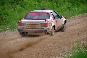 Eric Anderson / Taylor Haelterman Toyota Celica GTS on SS3, Woodtick Hollow.