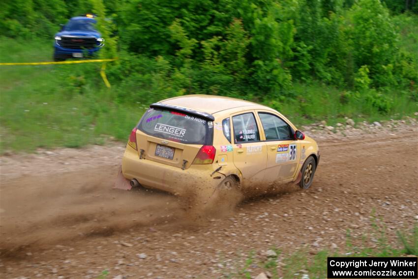 James Walker / Yannis Burnell Chevy Aveo on SS3, Woodtick Hollow.
