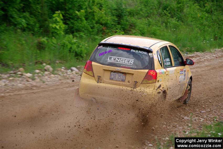 James Walker / Yannis Burnell Chevy Aveo on SS3, Woodtick Hollow.