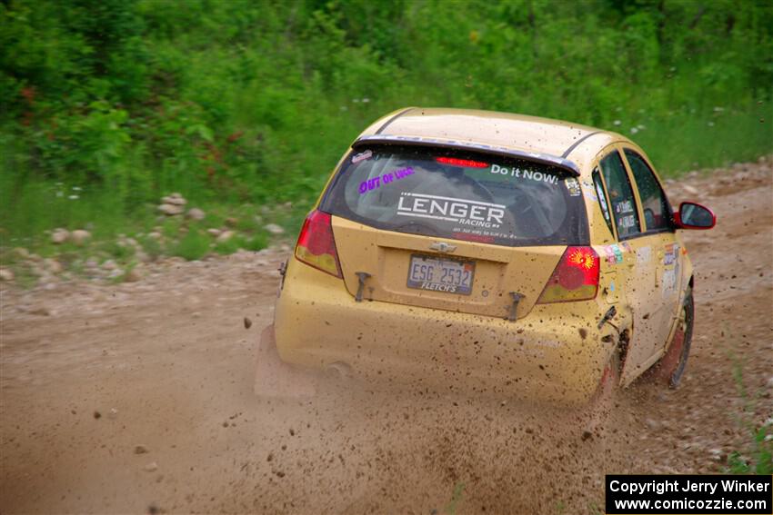 James Walker / Yannis Burnell Chevy Aveo on SS3, Woodtick Hollow.