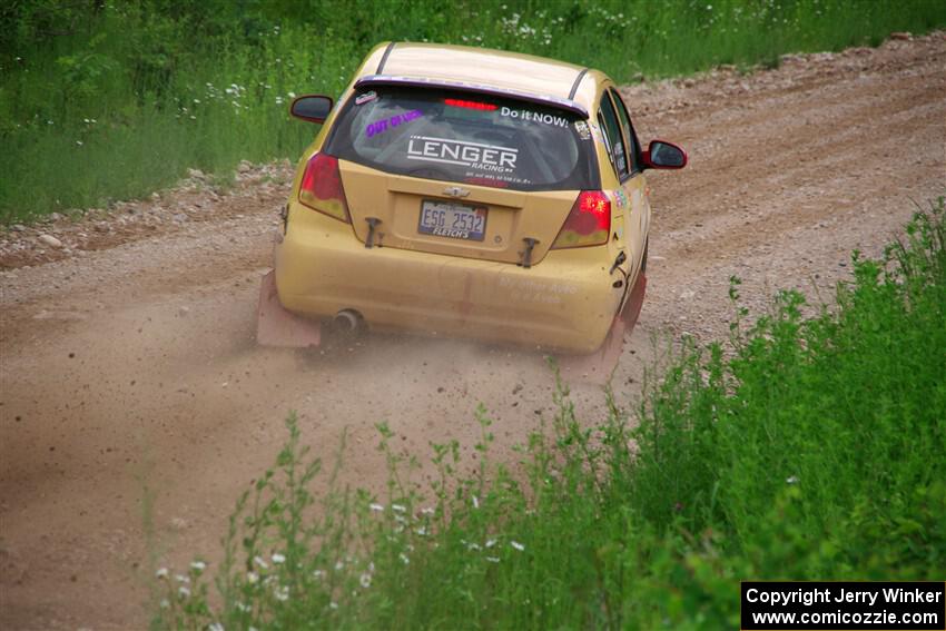 James Walker / Yannis Burnell Chevy Aveo on SS3, Woodtick Hollow.
