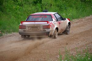 Eric Anderson / Taylor Haelterman Toyota Celica GTS on SS3, Woodtick Hollow.