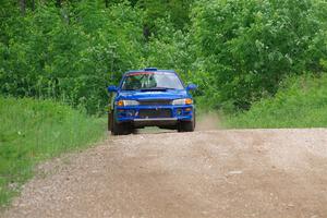 Connor Himes / Elliot Prusi Subaru Impreza on SS3, Woodtick Hollow.