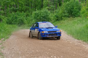 Connor Himes / Elliot Prusi Subaru Impreza on SS3, Woodtick Hollow.