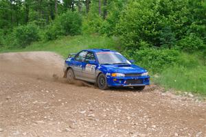 Connor Himes / Elliot Prusi Subaru Impreza on SS3, Woodtick Hollow.