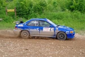 Connor Himes / Elliot Prusi Subaru Impreza on SS3, Woodtick Hollow.