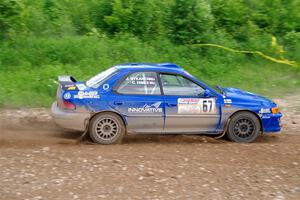 Connor Himes / Elliot Prusi Subaru Impreza on SS3, Woodtick Hollow.