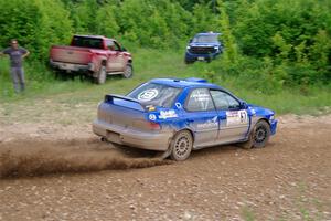 Connor Himes / Elliot Prusi Subaru Impreza on SS3, Woodtick Hollow.