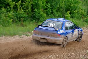 Connor Himes / Elliot Prusi Subaru Impreza on SS3, Woodtick Hollow.