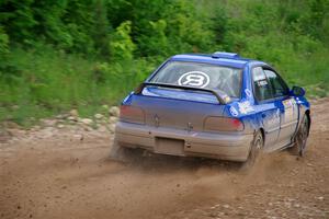 Connor Himes / Elliot Prusi Subaru Impreza on SS3, Woodtick Hollow.