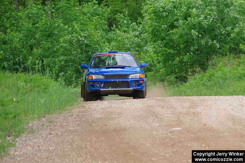 Connor Himes / Elliot Prusi Subaru Impreza on SS3, Woodtick Hollow.