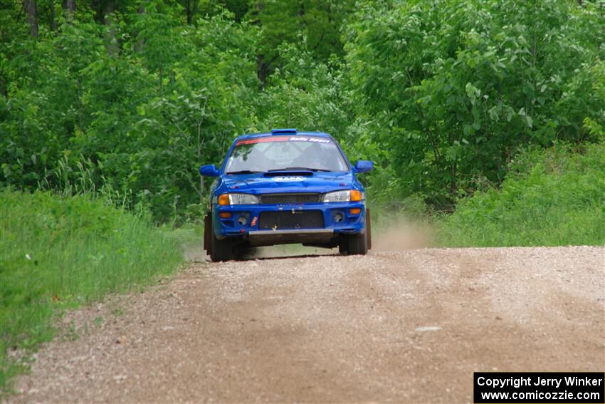 Connor Himes / Elliot Prusi Subaru Impreza on SS3, Woodtick Hollow.