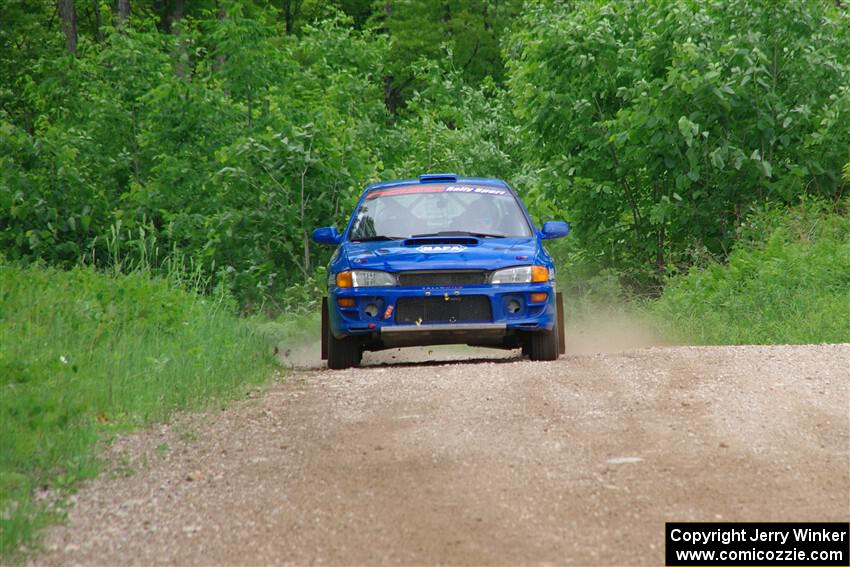 Connor Himes / Elliot Prusi Subaru Impreza on SS3, Woodtick Hollow.