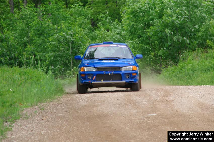 Connor Himes / Elliot Prusi Subaru Impreza on SS3, Woodtick Hollow.