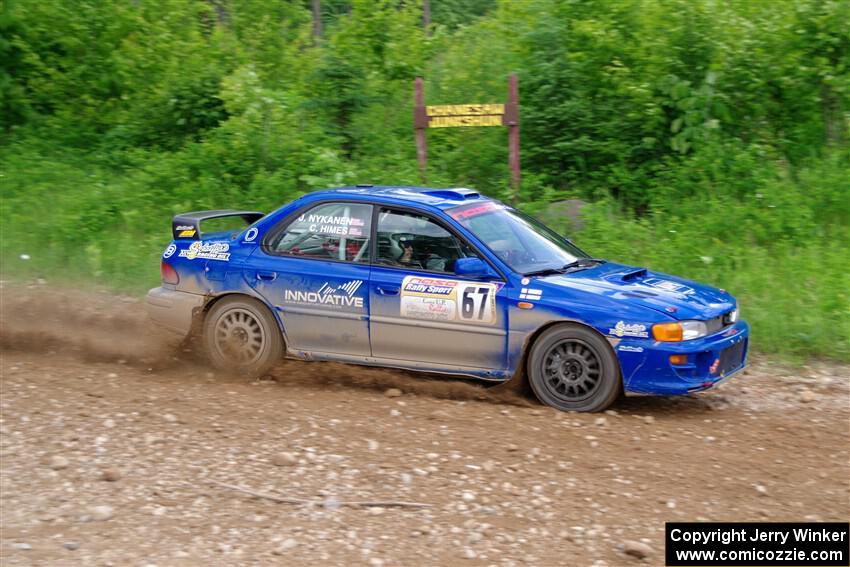 Connor Himes / Elliot Prusi Subaru Impreza on SS3, Woodtick Hollow.