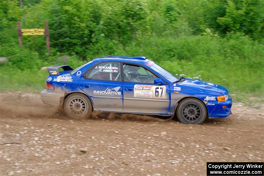 Connor Himes / Elliot Prusi Subaru Impreza on SS3, Woodtick Hollow.