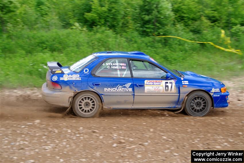 Connor Himes / Elliot Prusi Subaru Impreza on SS3, Woodtick Hollow.