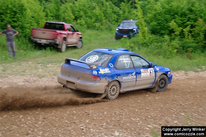 Connor Himes / Elliot Prusi Subaru Impreza on SS3, Woodtick Hollow.