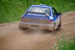 Connor Himes / Elliot Prusi Subaru Impreza on SS3, Woodtick Hollow.