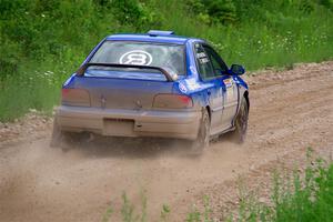 Connor Himes / Elliot Prusi Subaru Impreza on SS3, Woodtick Hollow.