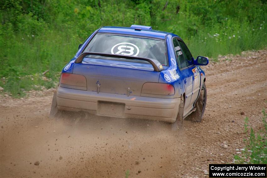 Connor Himes / Elliot Prusi Subaru Impreza on SS3, Woodtick Hollow.