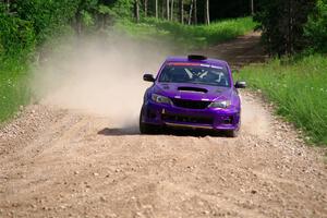 Silas Himes / Rubin Hatfield Subaru WRX STi on SS4, Hollow Woodtick.