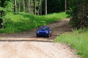 Jimmy Pelizzari / Bryce Proseus Subaru WRX on SS4, Hollow Woodtick.