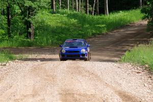 Jimmy Pelizzari / Bryce Proseus Subaru WRX on SS4, Hollow Woodtick.