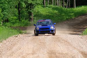 Jimmy Pelizzari / Bryce Proseus Subaru WRX on SS4, Hollow Woodtick.