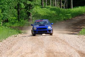 Jimmy Pelizzari / Bryce Proseus Subaru WRX on SS4, Hollow Woodtick.