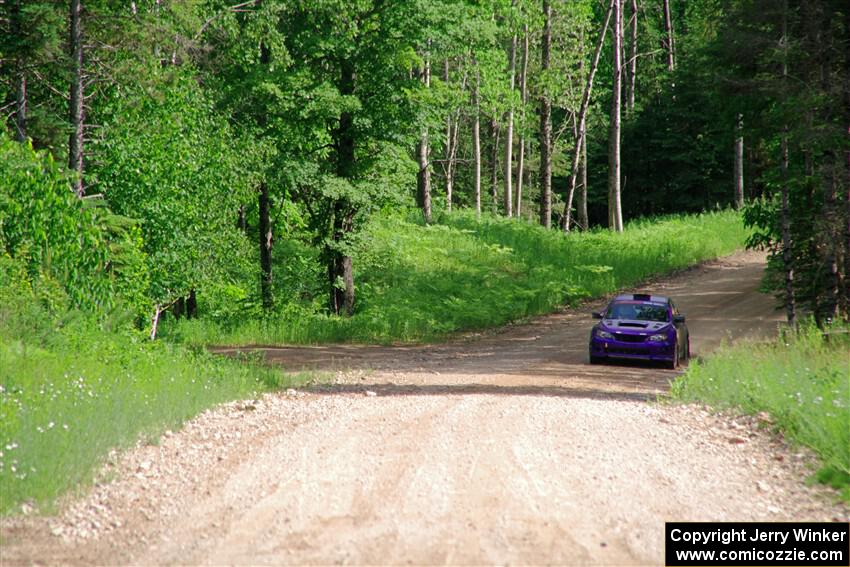 Silas Himes / Rubin Hatfield Subaru WRX STi on SS4, Hollow Woodtick.