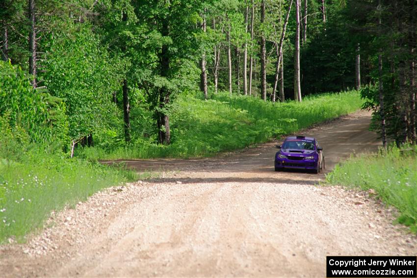 Silas Himes / Rubin Hatfield Subaru WRX STi on SS4, Hollow Woodtick.