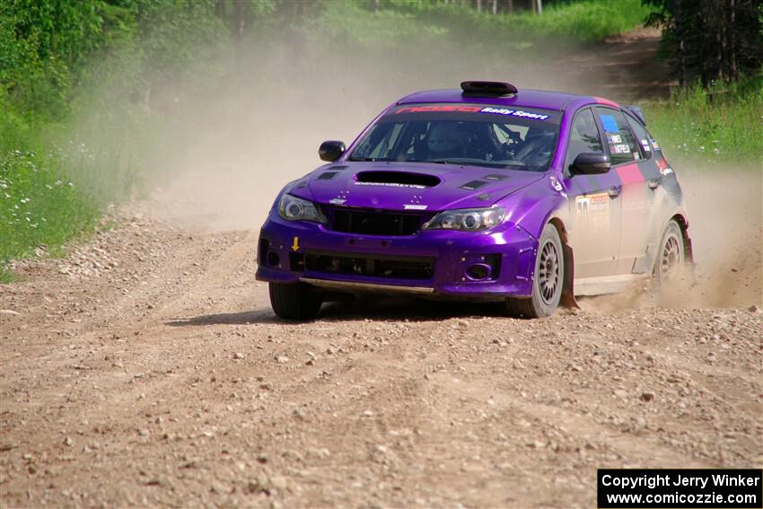 Silas Himes / Rubin Hatfield Subaru WRX STi on SS4, Hollow Woodtick.