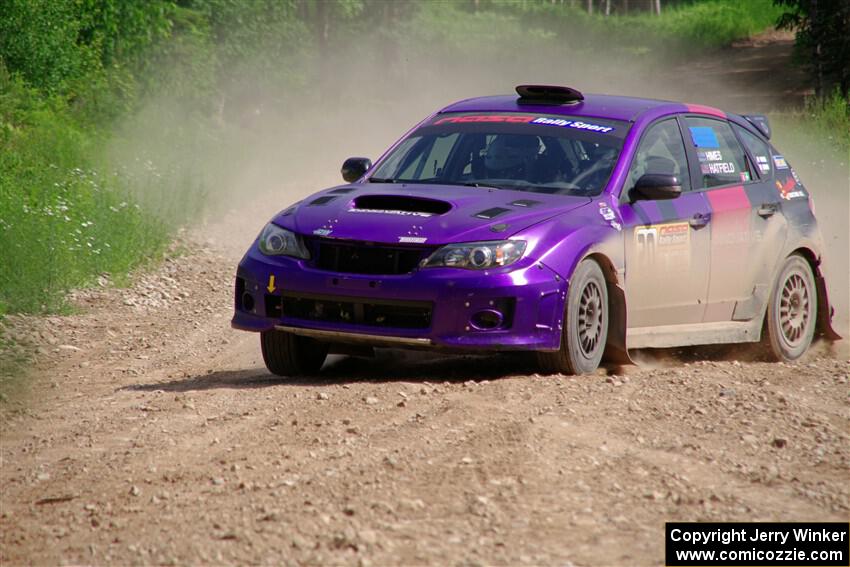 Silas Himes / Rubin Hatfield Subaru WRX STi on SS4, Hollow Woodtick.