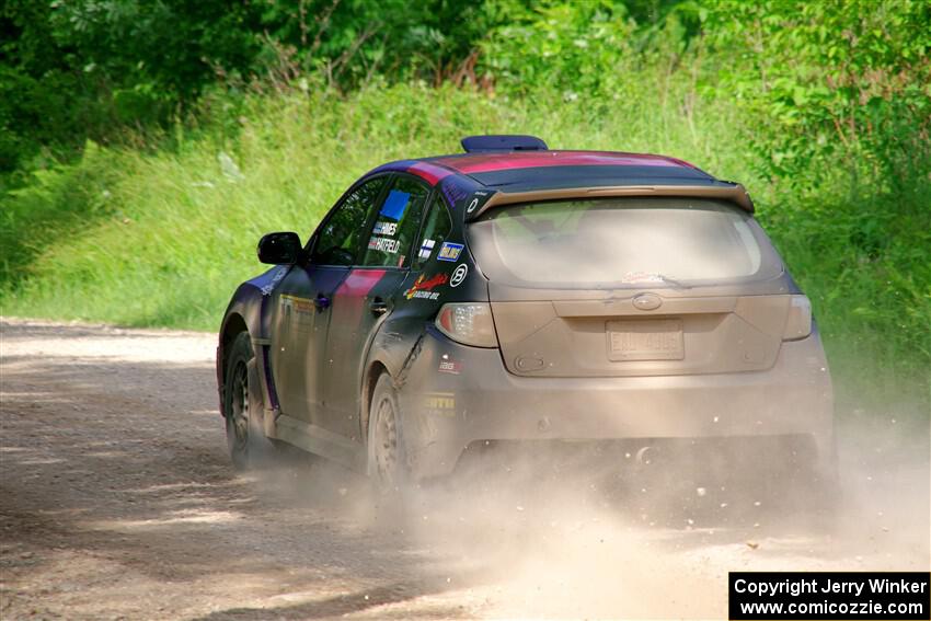Silas Himes / Rubin Hatfield Subaru WRX STi on SS4, Hollow Woodtick.