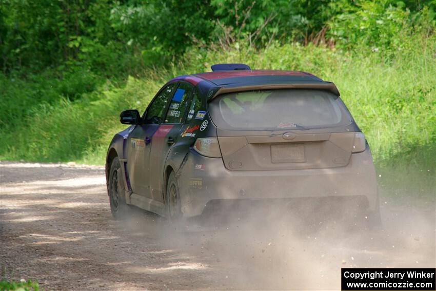 Silas Himes / Rubin Hatfield Subaru WRX STi on SS4, Hollow Woodtick.