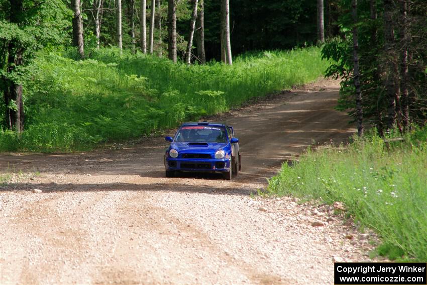 Jimmy Pelizzari / Bryce Proseus Subaru WRX on SS4, Hollow Woodtick.