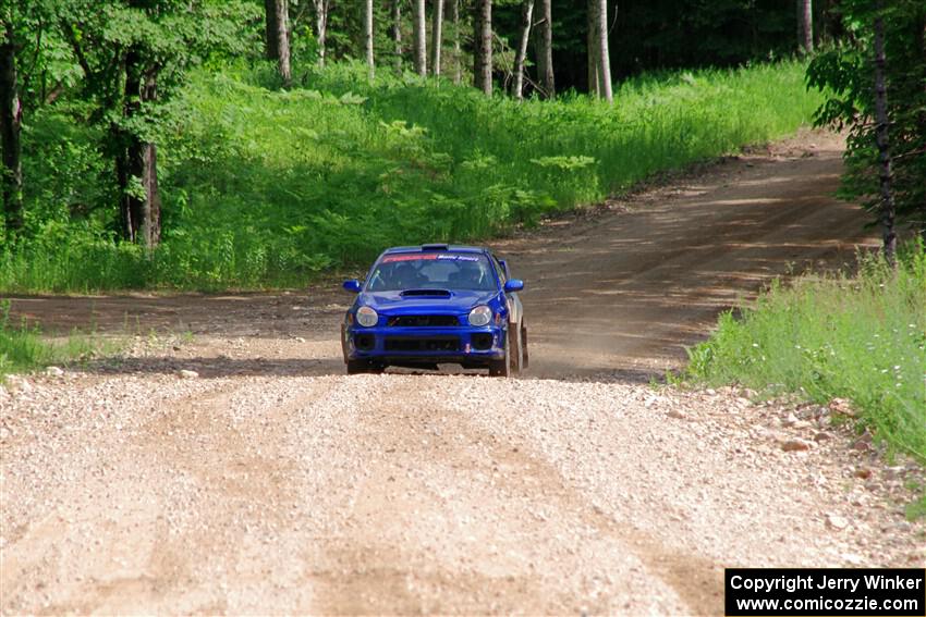 Jimmy Pelizzari / Bryce Proseus Subaru WRX on SS4, Hollow Woodtick.