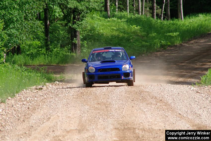 Jimmy Pelizzari / Bryce Proseus Subaru WRX on SS4, Hollow Woodtick.