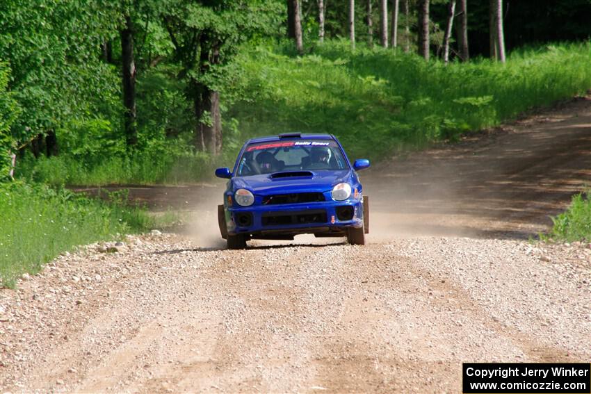 Jimmy Pelizzari / Bryce Proseus Subaru WRX on SS4, Hollow Woodtick.