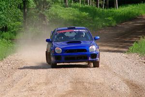 Jimmy Pelizzari / Bryce Proseus Subaru WRX on SS4, Hollow Woodtick.