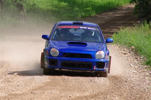 Jimmy Pelizzari / Bryce Proseus Subaru WRX on SS4, Hollow Woodtick.