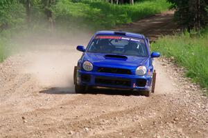 Jimmy Pelizzari / Bryce Proseus Subaru WRX on SS4, Hollow Woodtick.