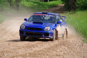 Jimmy Pelizzari / Bryce Proseus Subaru WRX on SS4, Hollow Woodtick.