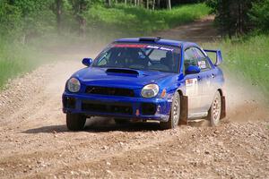 Jimmy Pelizzari / Bryce Proseus Subaru WRX on SS4, Hollow Woodtick.