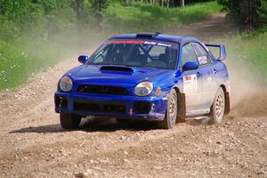 Jimmy Pelizzari / Bryce Proseus Subaru WRX on SS4, Hollow Woodtick.