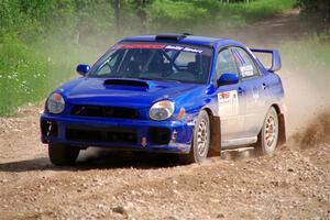 Jimmy Pelizzari / Bryce Proseus Subaru WRX on SS4, Hollow Woodtick.
