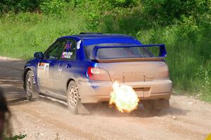 Jimmy Pelizzari / Bryce Proseus Subaru WRX on SS4, Hollow Woodtick.
