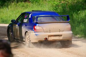 Jimmy Pelizzari / Bryce Proseus Subaru WRX on SS4, Hollow Woodtick.